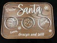 Personalized Santa Tray